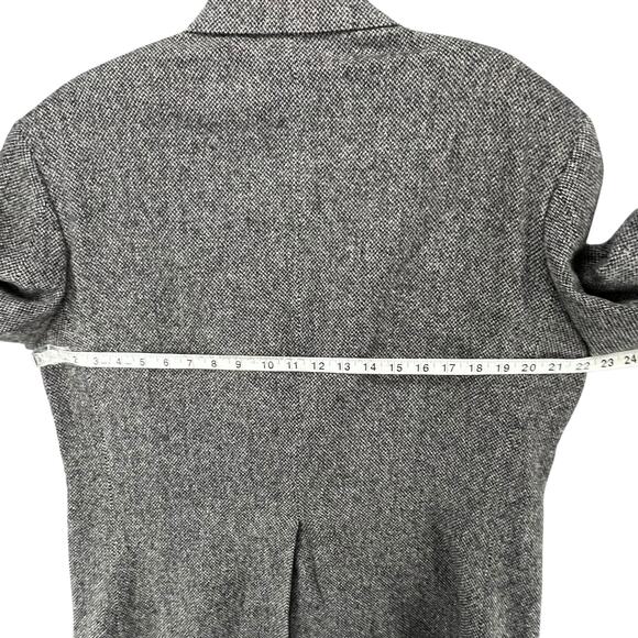 Lands End Sport Coat Jacket Mens 41R Gray Lambswool Tweed Lined Classic Business - Picture 8 of 16